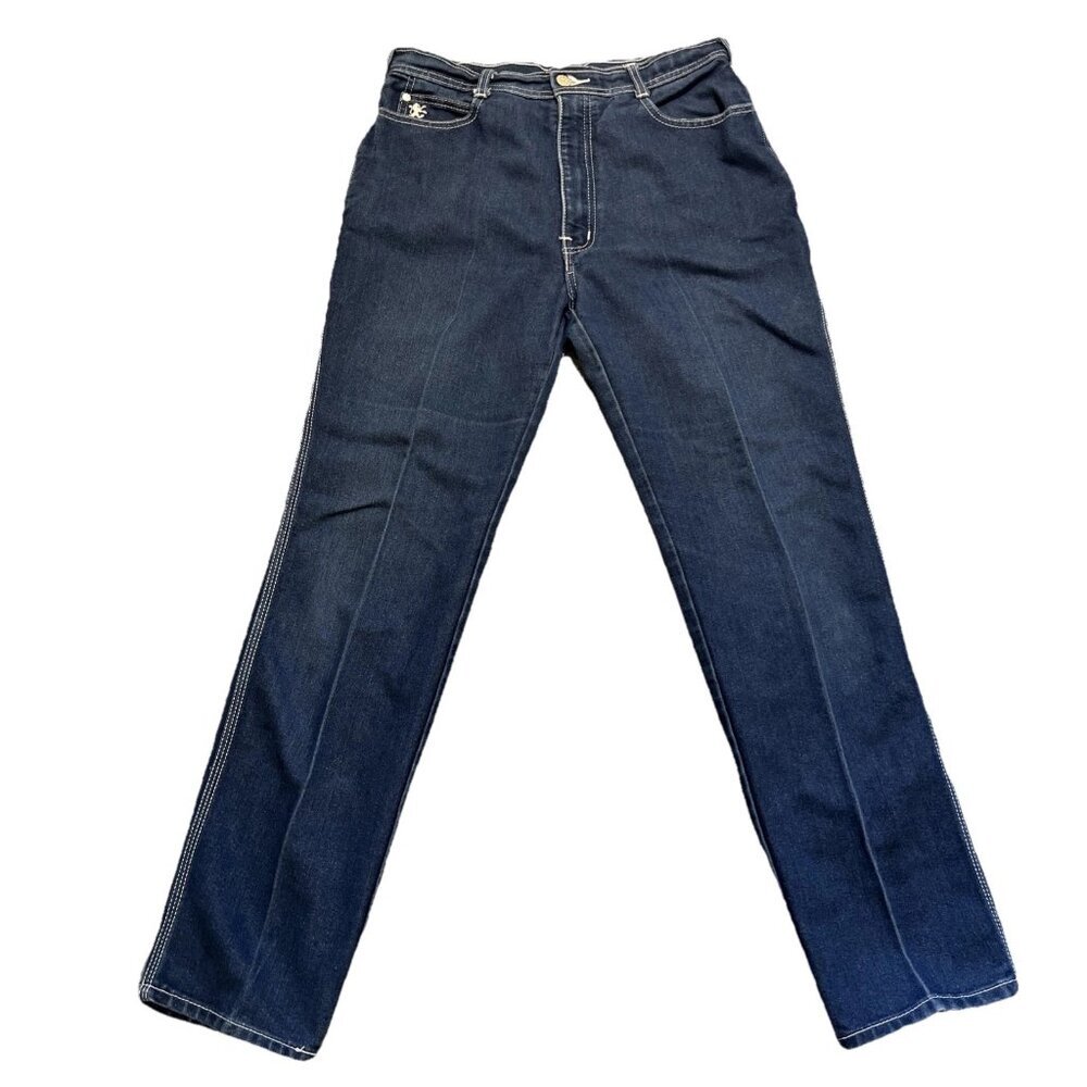 VTG‎ Braxton Stretch Jeans Women’s Size 14 Blue Dark Washed High Rise Retro 80’s